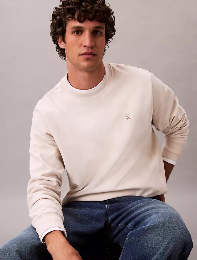 Sweat-shirt ample en tissu éponge haut de gamme Sweat-shirt ample en tissu éponge haut de gamme