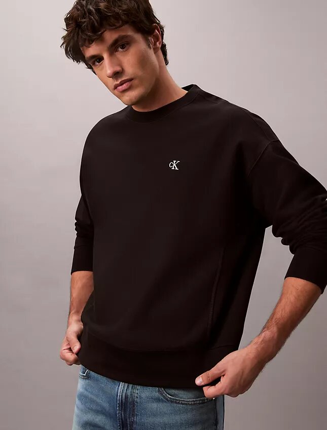 Sweat-shirt ample en tissu éponge haut de gamme Sweat-shirt ample en tissu éponge haut de gamme