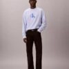 Sweat-shirt ample en tissu éponge haut de gamme avec logo Monogram Sweat-shirt ample en tissu éponge haut de gamme avec logo Monogram