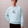 Sweat-shirt ample en tissu éponge haut de gamme avec logo Monogram Sweat-shirt ample en tissu éponge haut de gamme avec logo Monogram