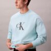 Sweat-shirt ample en tissu éponge haut de gamme avec logo Monogram Sweat-shirt ample en tissu éponge haut de gamme avec logo Monogram
