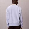Sweat-shirt ample en tissu éponge haut de gamme avec logo Monogram Sweat-shirt ample en tissu éponge haut de gamme avec logo Monogram