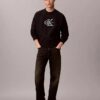 Sweat-shirt ample en tissu éponge haut de gamme Monologo Sweat-shirt ample en tissu éponge haut de gamme Monologo