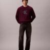 Sweat-shirt ample en tissu éponge haut de gamme Monologo Sweat-shirt ample en tissu éponge haut de gamme Monologo