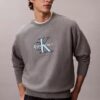Sweat-shirt ample en tissu éponge haut de gamme Monologo Sweat-shirt ample en tissu éponge haut de gamme Monologo