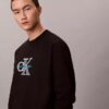 Sweat-shirt ample en tissu éponge haut de gamme Monologo Sweat-shirt ample en tissu éponge haut de gamme Monologo