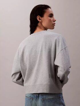 Sweat-shirt ample à motif graphique Kate Moss en tissu éponge