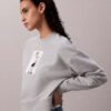 Sweat-shirt ample à motif graphique Kate Moss en tissu éponge Sweat-shirt ample à motif graphique Kate Moss en tissu éponge