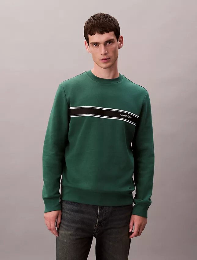 Sweat-shirt classique à rayures en molleton Sweat-shirt classique à rayures en molleton