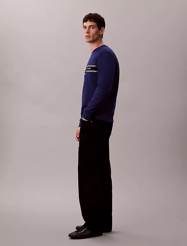 Sweat-shirt classique à rayures en molleton Sweat-shirt classique à rayures en molleton