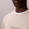 Sweat-shirt à col rond en tissu éponge avec logo Sweat-shirt à col rond en tissu éponge avec logo