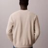 Sweat-shirt à col rond en tissu éponge avec logo Sweat-shirt à col rond en tissu éponge avec logo