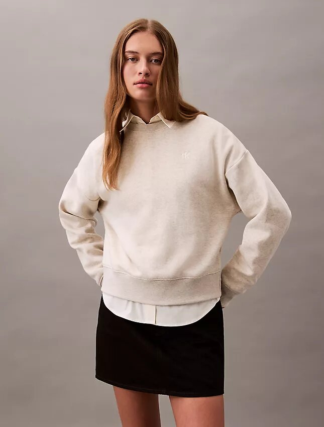 Sweat-shirt court en molleton Monogram Sweat-shirt court en molleton Monogram