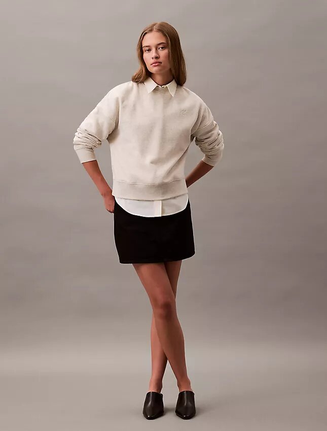Sweat-shirt court en molleton Monogram Sweat-shirt court en molleton Monogram