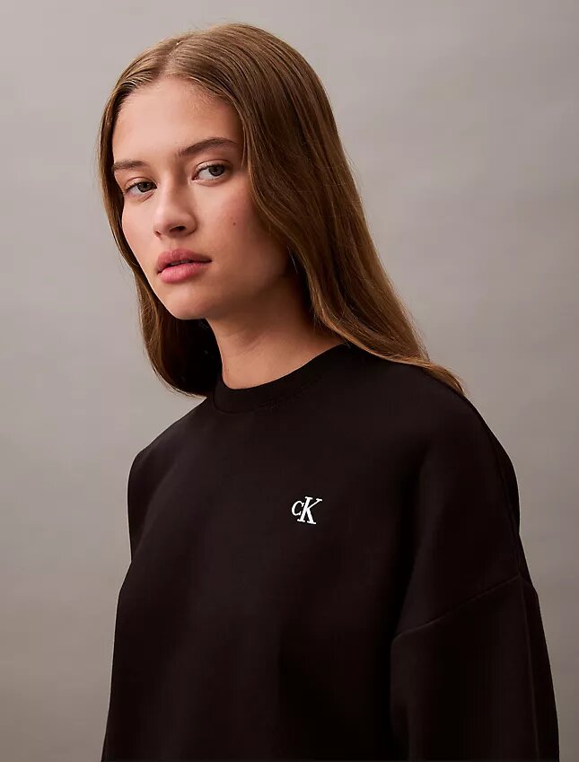 Sweat-shirt court en molleton Monogram Sweat-shirt court en molleton Monogram