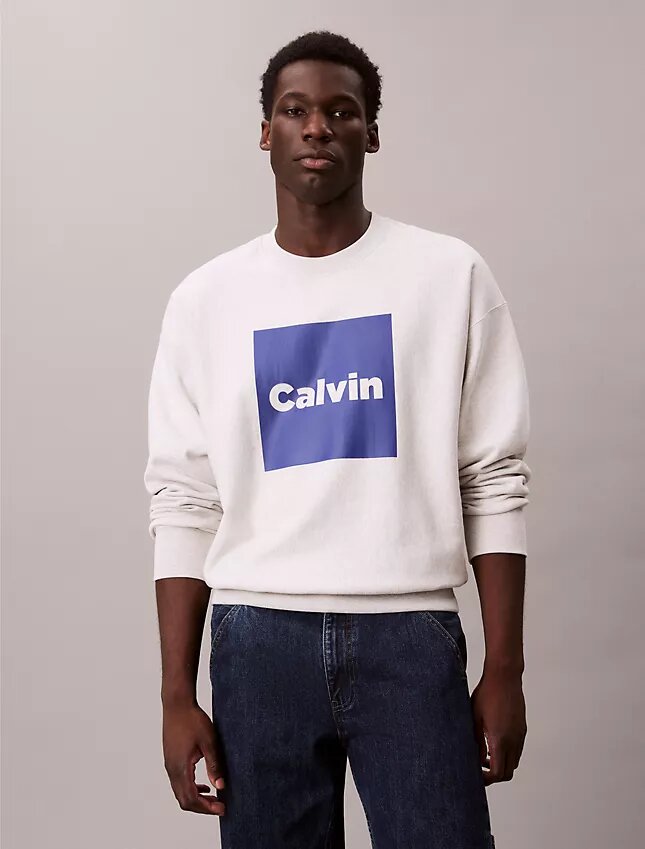 Sweat-shirt décontracté en molleton avec logo graphique Sweat-shirt décontracté en molleton avec logo graphique