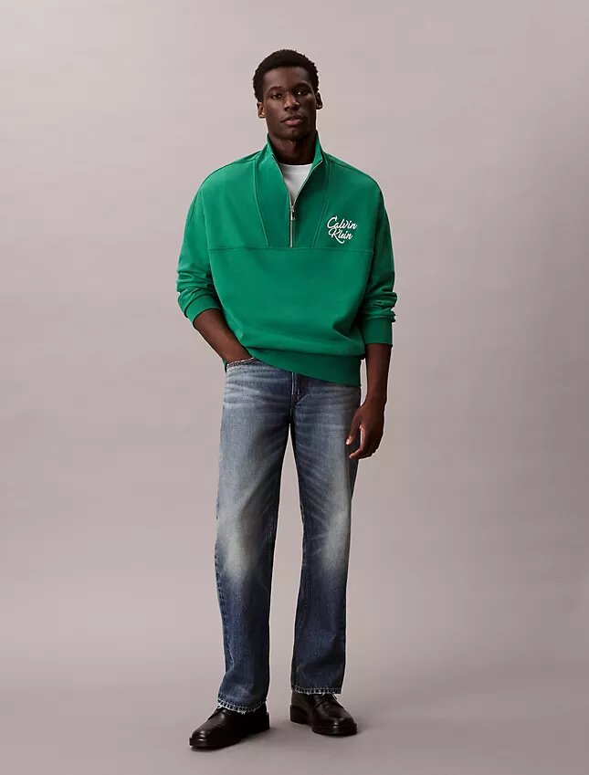 Sweat-shirt décontracté en polaire haut de gamme avec fermeture à glissière quart de longueur Sweat-shirt décontracté en polaire haut de gamme avec fermeture à glissière quart de longueur