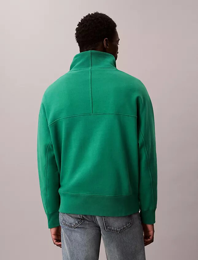 Sweat-shirt décontracté en polaire haut de gamme avec fermeture à glissière quart de longueur Sweat-shirt décontracté en polaire haut de gamme avec fermeture à glissière quart de longueur