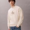 Sweat-shirt décontracté en tissu éponge haut de gamme avec logo Monogram Sweat-shirt décontracté en tissu éponge haut de gamme avec logo Monogram