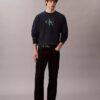 Sweat-shirt décontracté en tissu éponge haut de gamme avec logo Monogram Sweat-shirt décontracté en tissu éponge haut de gamme avec logo Monogram