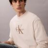Sweat-shirt décontracté en tissu éponge haut de gamme avec logo Monogram Sweat-shirt décontracté en tissu éponge haut de gamme avec logo Monogram