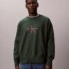 Sweat-shirt décontracté en tissu éponge haut de gamme avec logo Monogram Sweat-shirt décontracté en tissu éponge haut de gamme avec logo Monogram