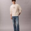 Sweat-shirt décontracté en tissu éponge haut de gamme avec logo Monogram Sweat-shirt décontracté en tissu éponge haut de gamme avec logo Monogram