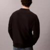 Sweat-shirt décontracté en tissu éponge haut de gamme avec logo Monogram Sweat-shirt décontracté en tissu éponge haut de gamme avec logo Monogram