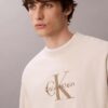 Sweat-shirt décontracté en tissu éponge haut de gamme avec logo Monogram Sweat-shirt décontracté en tissu éponge haut de gamme avec logo Monogram