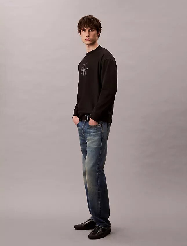 Sweat-shirt décontracté en tissu éponge haut de gamme avec logo Monogram Sweat-shirt décontracté en tissu éponge haut de gamme avec logo Monogram