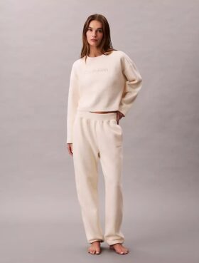 Sweat-shirt de nuit en molleton matelassé Sweat-shirt de nuit en molleton matelassé