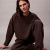 Sweat-shirt de nuit en molleton matelassé Sweat-shirt de nuit en molleton matelassé