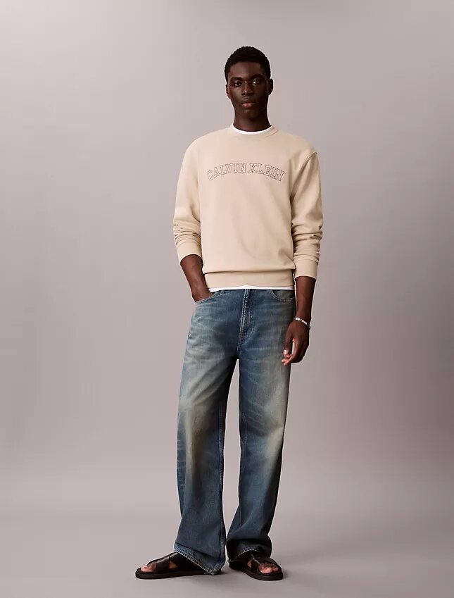 Sweat-shirt en molleton avec logo Varsity Sweat-shirt en molleton avec logo Varsity