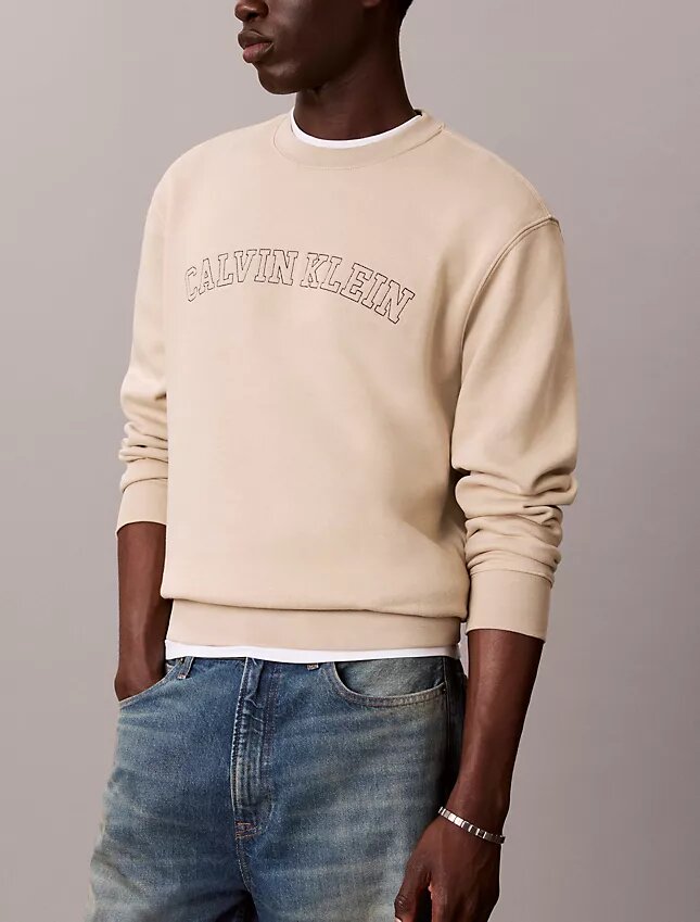 Sweat-shirt en molleton avec logo Varsity Sweat-shirt en molleton avec logo Varsity