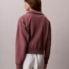 Sweat-shirt en molleton à fermeture éclair quart de longueur Monogram Sweat-shirt en molleton à fermeture éclair quart de longueur Monogram