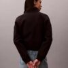 Sweat-shirt en molleton à fermeture éclair quart de longueur Monogram Sweat-shirt en molleton à fermeture éclair quart de longueur Monogram