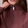 Sweat-shirt en molleton à fermeture éclair quart de longueur Monogram Sweat-shirt en molleton à fermeture éclair quart de longueur Monogram