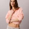 Sweat-shirt en molleton à fermeture éclair quart de longueur Monogram Sweat-shirt en molleton à fermeture éclair quart de longueur Monogram