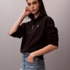 Sweat-shirt en molleton à fermeture éclair quart de longueur Monogram Sweat-shirt en molleton à fermeture éclair quart de longueur Monogram