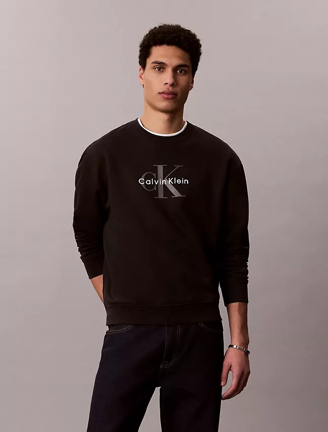Sweat-shirt en molleton Monologo Sweat-shirt en molleton Monologo