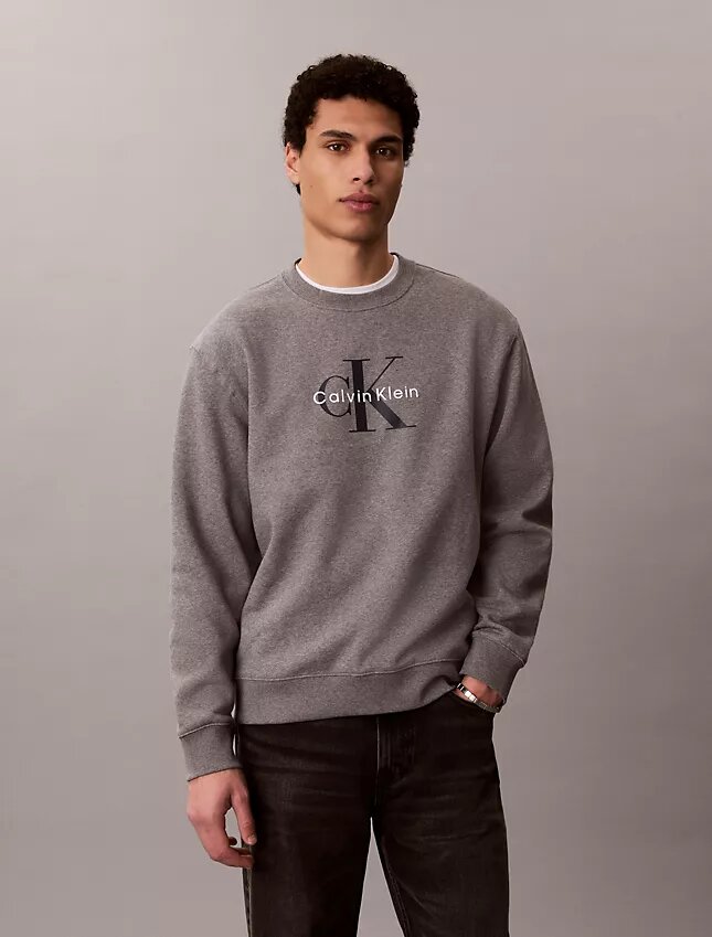 Sweat-shirt en molleton Monologo Sweat-shirt en molleton Monologo