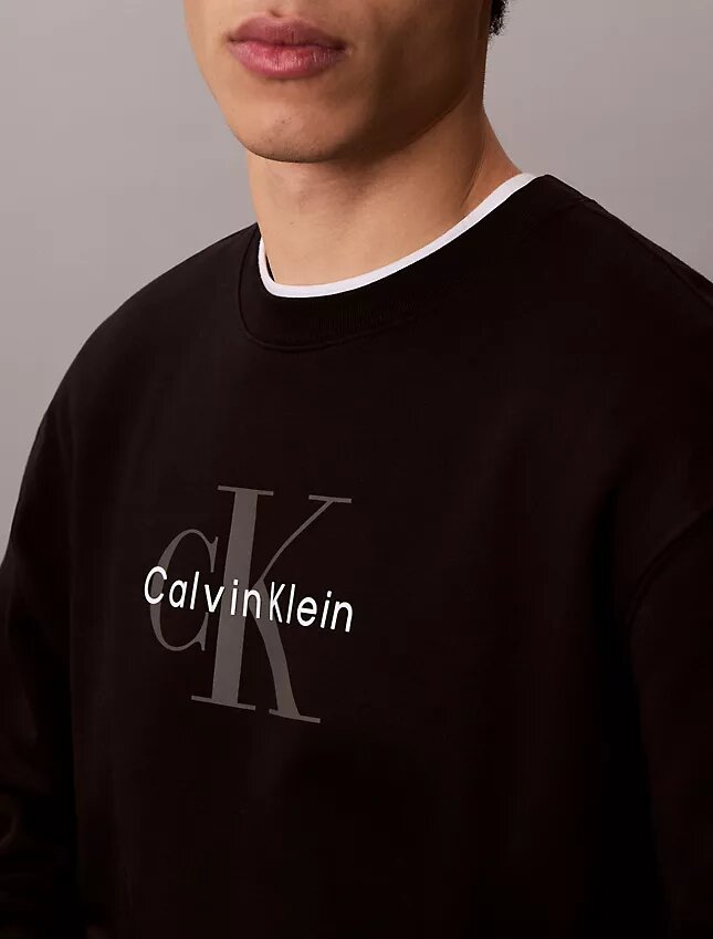 Sweat-shirt en molleton Monologo Sweat-shirt en molleton Monologo