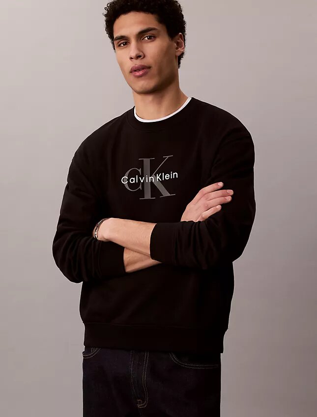 Sweat-shirt en molleton Monologo Sweat-shirt en molleton Monologo
