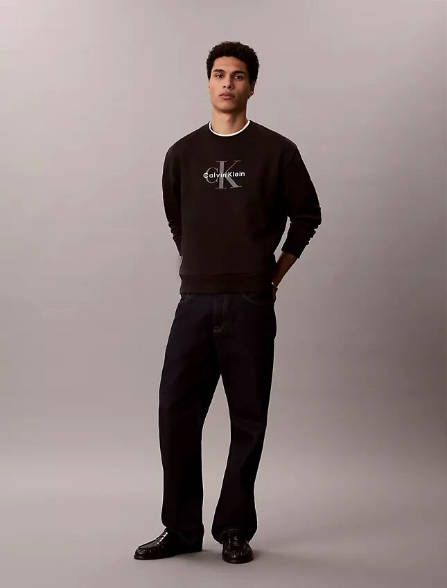 Sweat-shirt en molleton Monologo Sweat-shirt en molleton Monologo