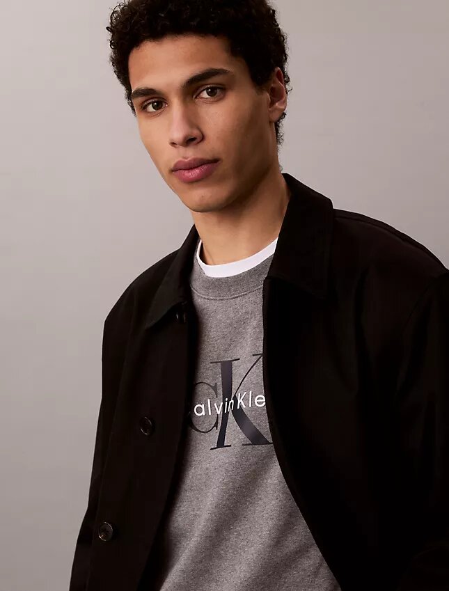 Sweat-shirt en molleton Monologo Sweat-shirt en molleton Monologo