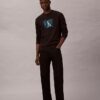 Sweat-shirt en molleton superposé avec motif Monogram Sweat-shirt en molleton superposé avec motif Monogram