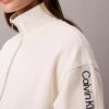 Sweat-shirt à fermeture éclair intégrale avec bandeau logo Sweat-shirt à fermeture éclair intégrale avec bandeau logo