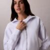 Sweat-shirt à fermeture éclair intégrale avec bandeau logo Sweat-shirt à fermeture éclair intégrale avec bandeau logo