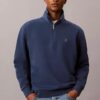 Sweat-shirt à fermeture éclair quart de longueur en molleton avec logo Archive Sweat-shirt à fermeture éclair quart de longueur en molleton avec logo Archive