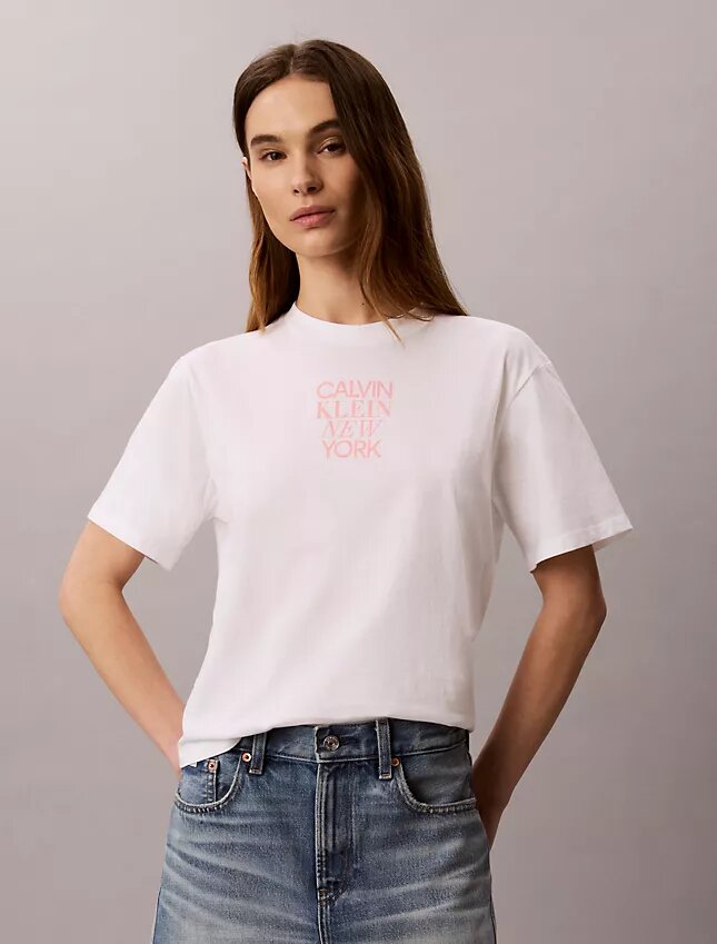 T-shirt ample avec imprimé photo CK One T-shirt ample avec imprimé photo CK One